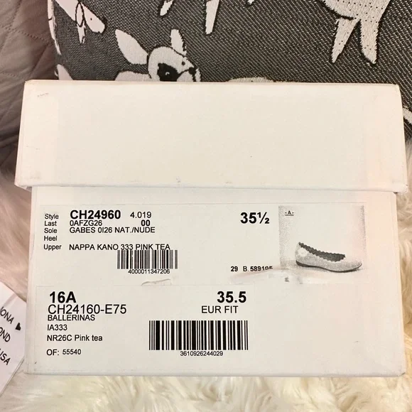 CHLOE Women's Lauren Ballet Flats 💯 Authentic